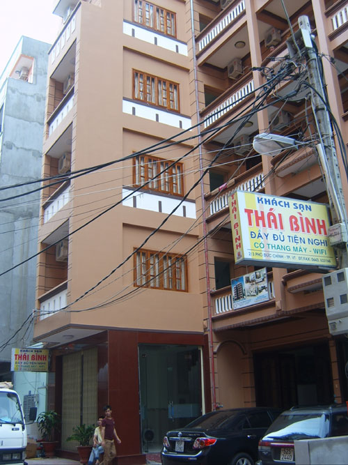 Mặt tiền Khách Sạn Thái Bình